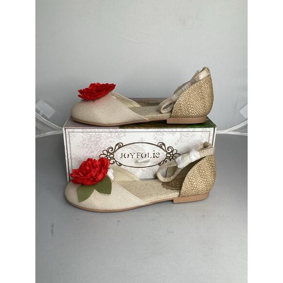 Joyfolie Hailey Flat In Red - Size Y2 - New In Box - Picture 3 of 6